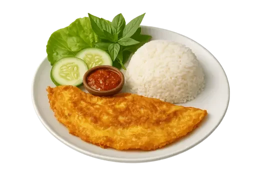 Nasi Telur Dadar